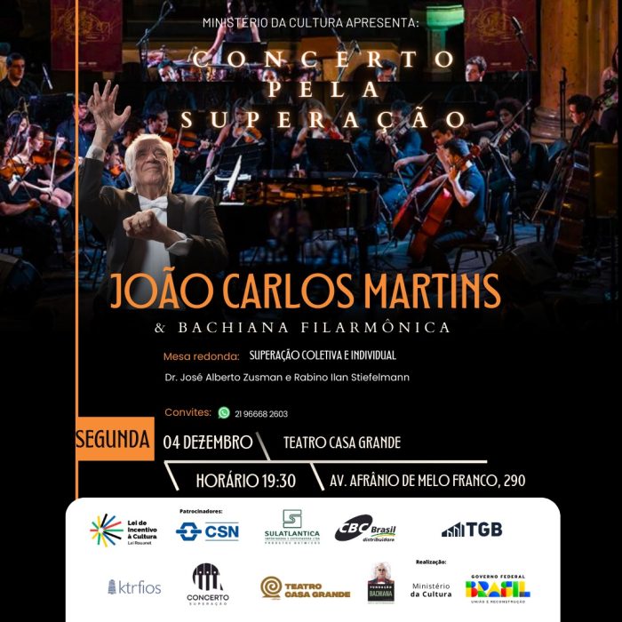 banner concerto pela superação